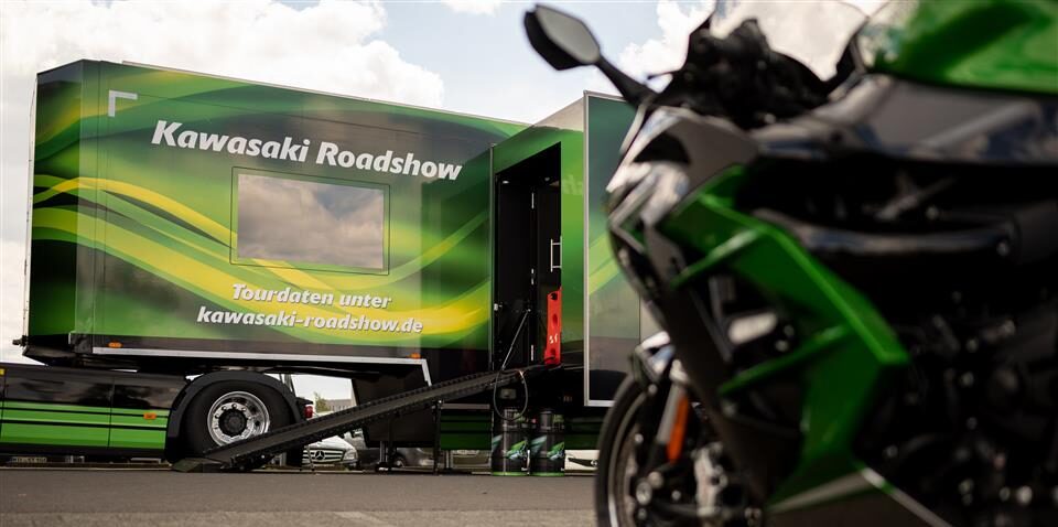 IDM: Kawasaki-Roadshow am Ring, nix wie hin